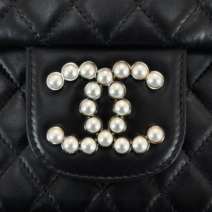 Chanel Lambskin Medium Westminster Pearl Flap Black 5 of 10