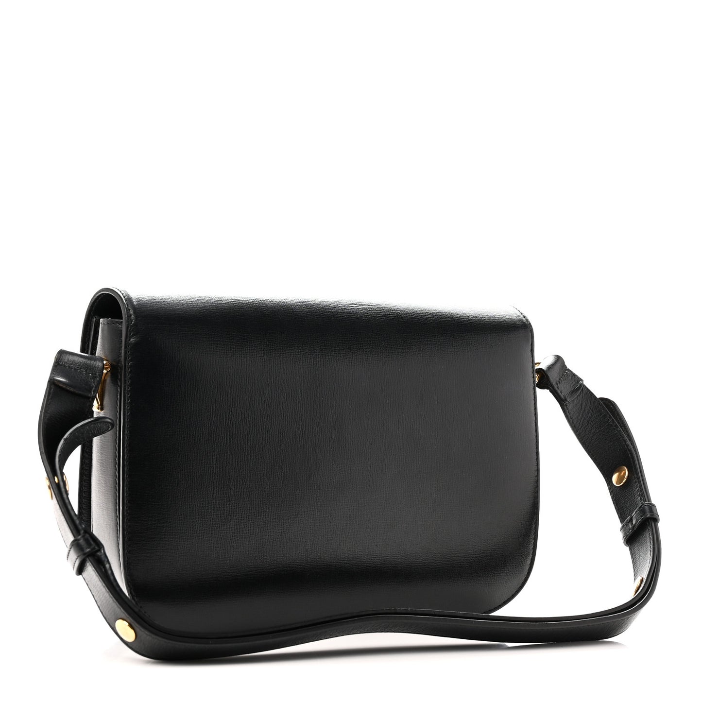 Azalea Calfskin Horsebit 1955 Shoulder Bag Black