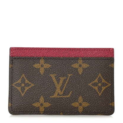 Louis Vuitton Monogram Card Holder Fuchsia 1 of 6