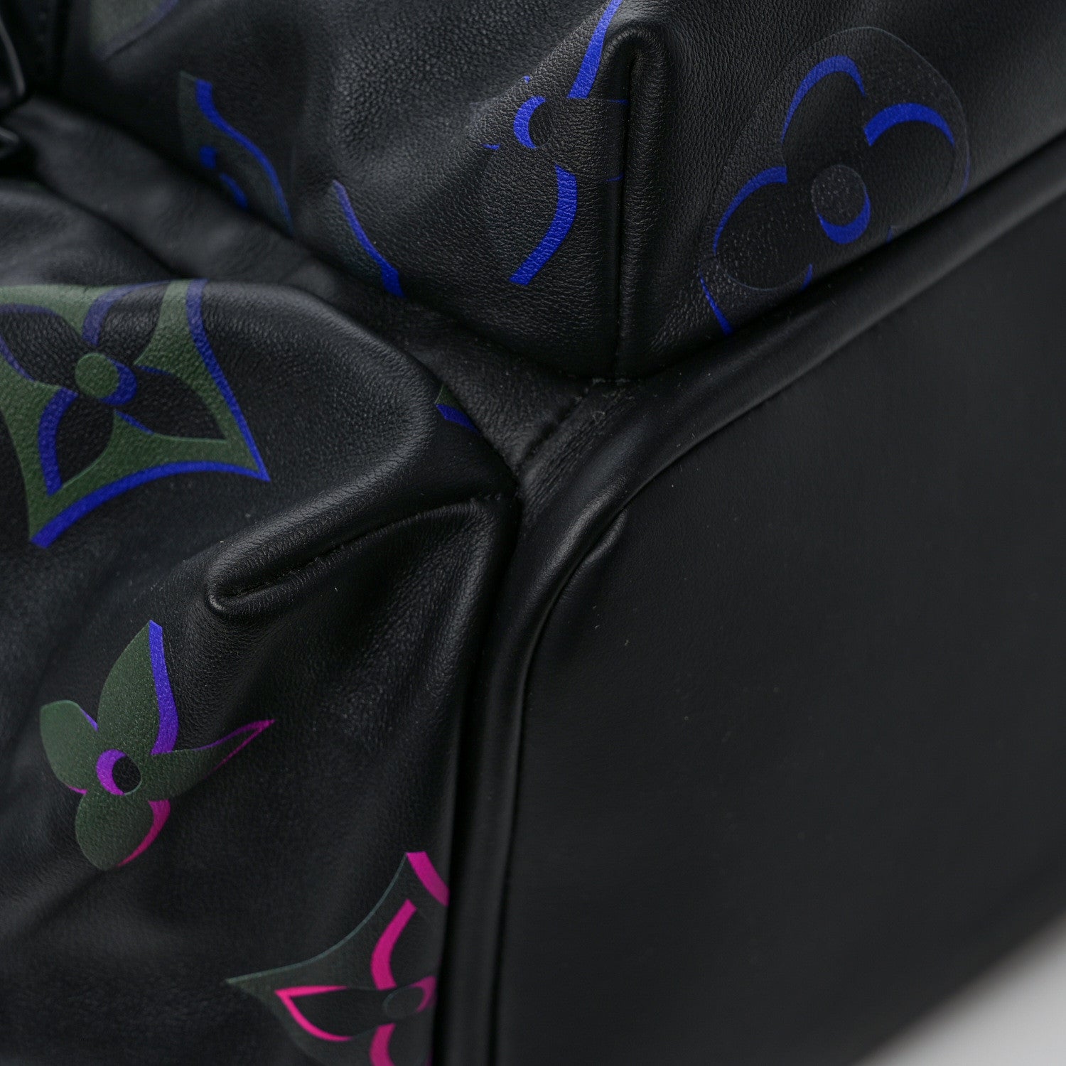 Louis Vuitton Calfskin Monogram Spotlight Comet Backpack Black Borealis 10 of 12