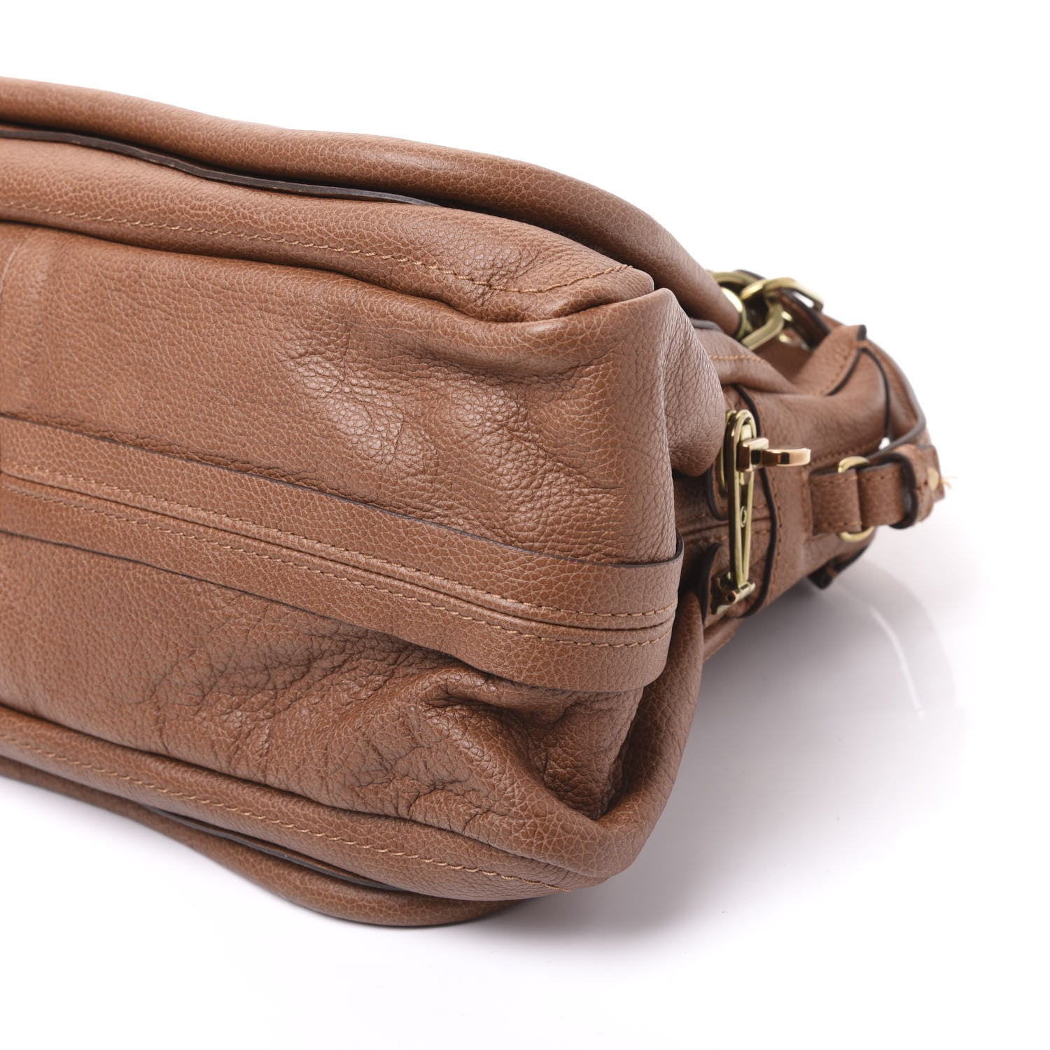 Chloe Calfskin Medium Paraty Speculoos Brown 6 of 9