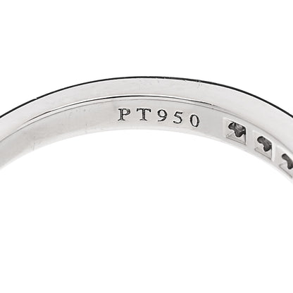 Tiffany Platinum Diamond .25ctw Half Circle Wedding Band Ring 52 6 5 of 6