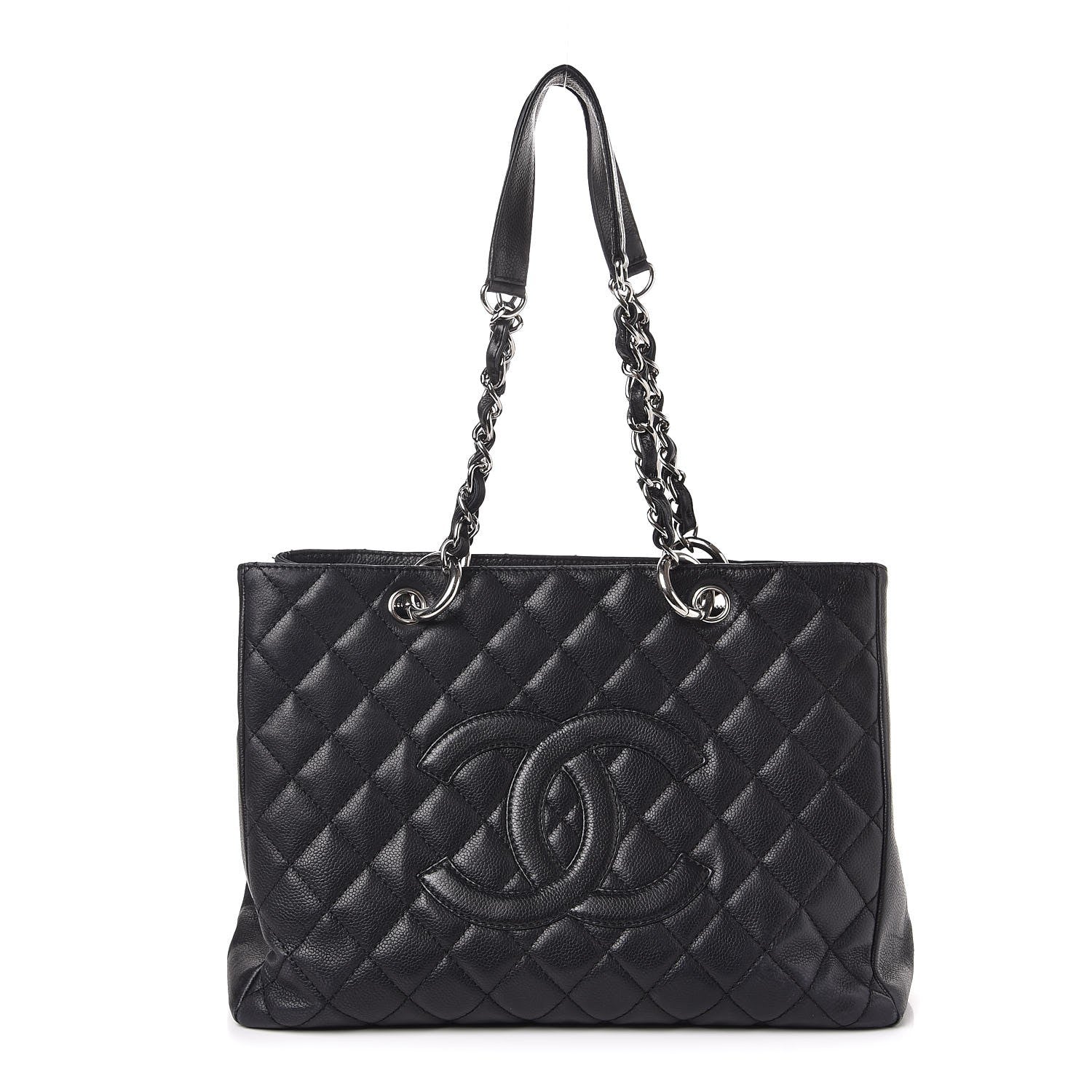 Chanel Caviar Quilted Grand Shopping Tote GST Black 1 of 13