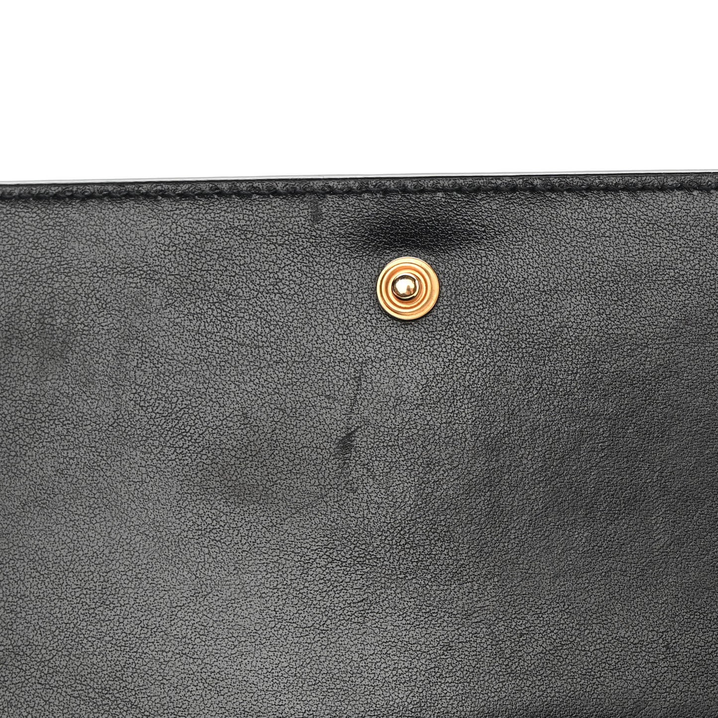 Crocodile Embossed Monogram Phone Holder Crossbody Black