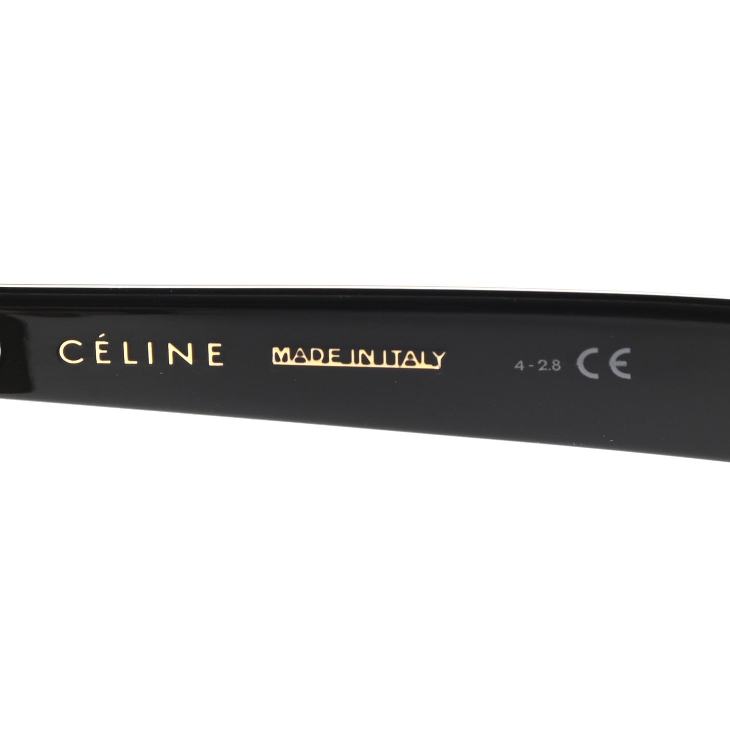Acetate Cat Eye Sunglasses CL40059U Black Gold