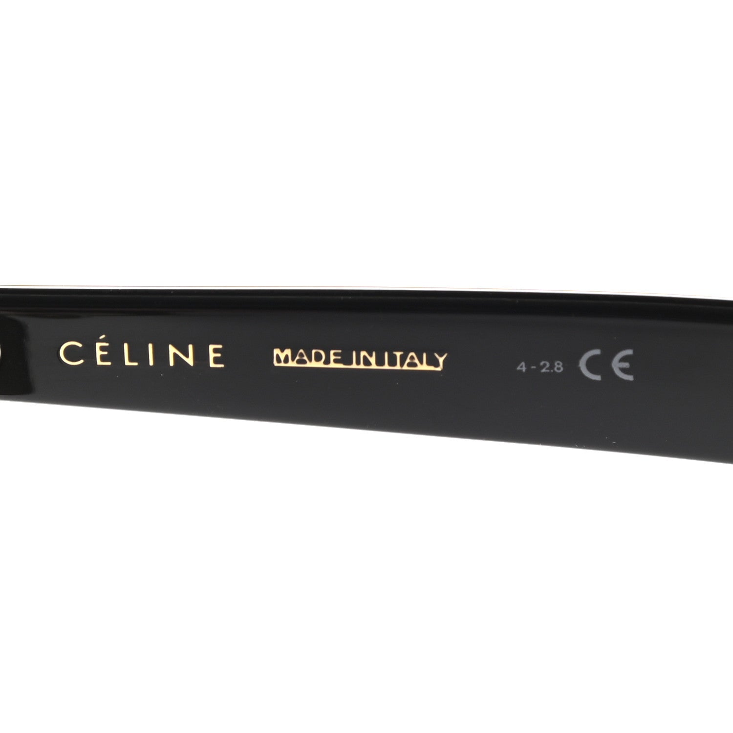 Celine Acetate Cat Eye Sunglasses CL40059U Black Gold 6 of 8