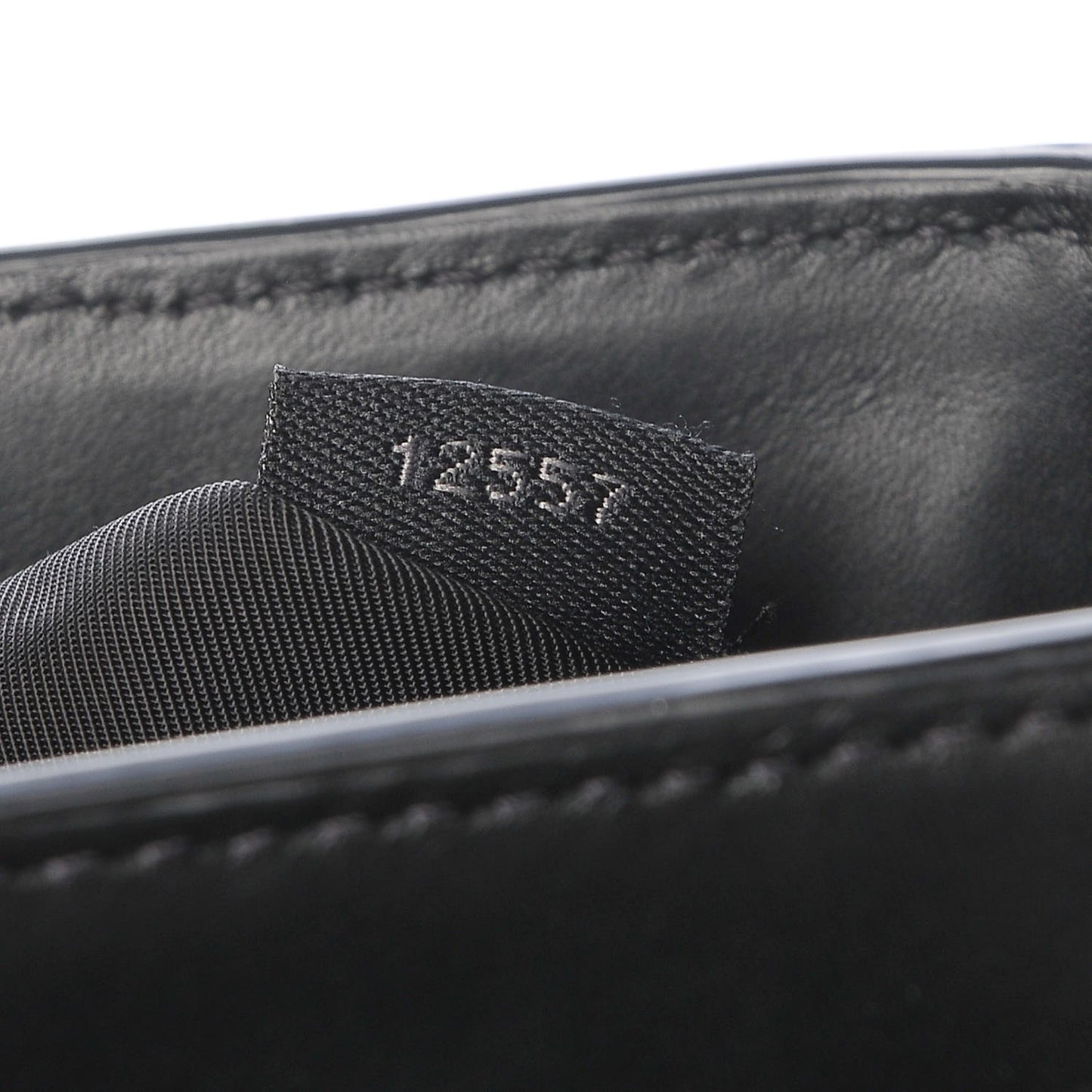 Calfskin Small Lia Sling Black Pale Gold Hardware