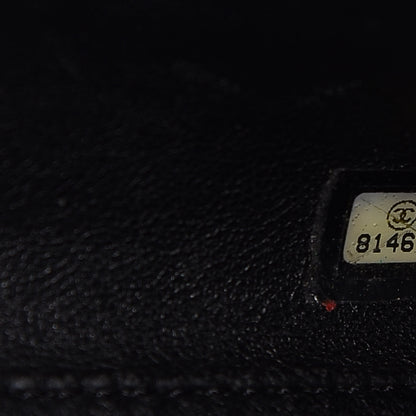 Chanel Caviar Quilted Jumbo Kelly Flap Black 7 of 12