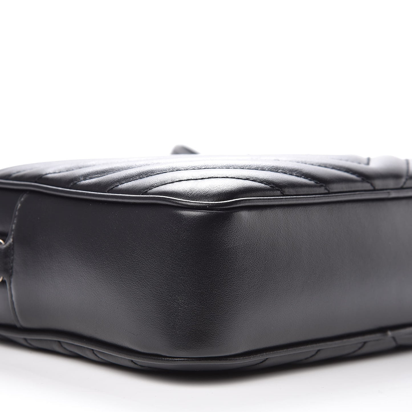 Calfskin Matelasse Monogram Lou Camera Bag Black