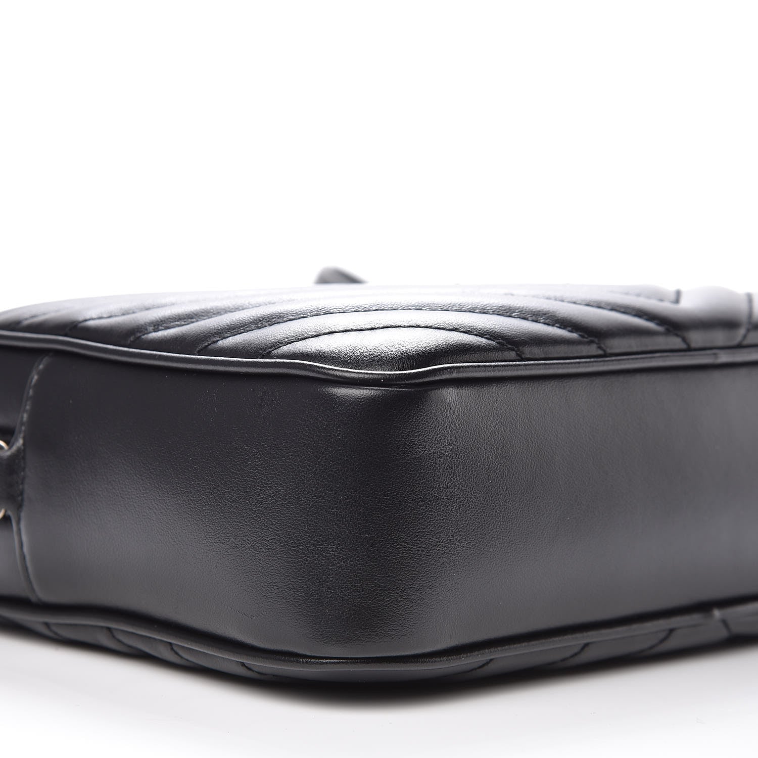 Saint Laurent Calfskin Matelasse Monogram Lou Camera Bag Black 8 of 10