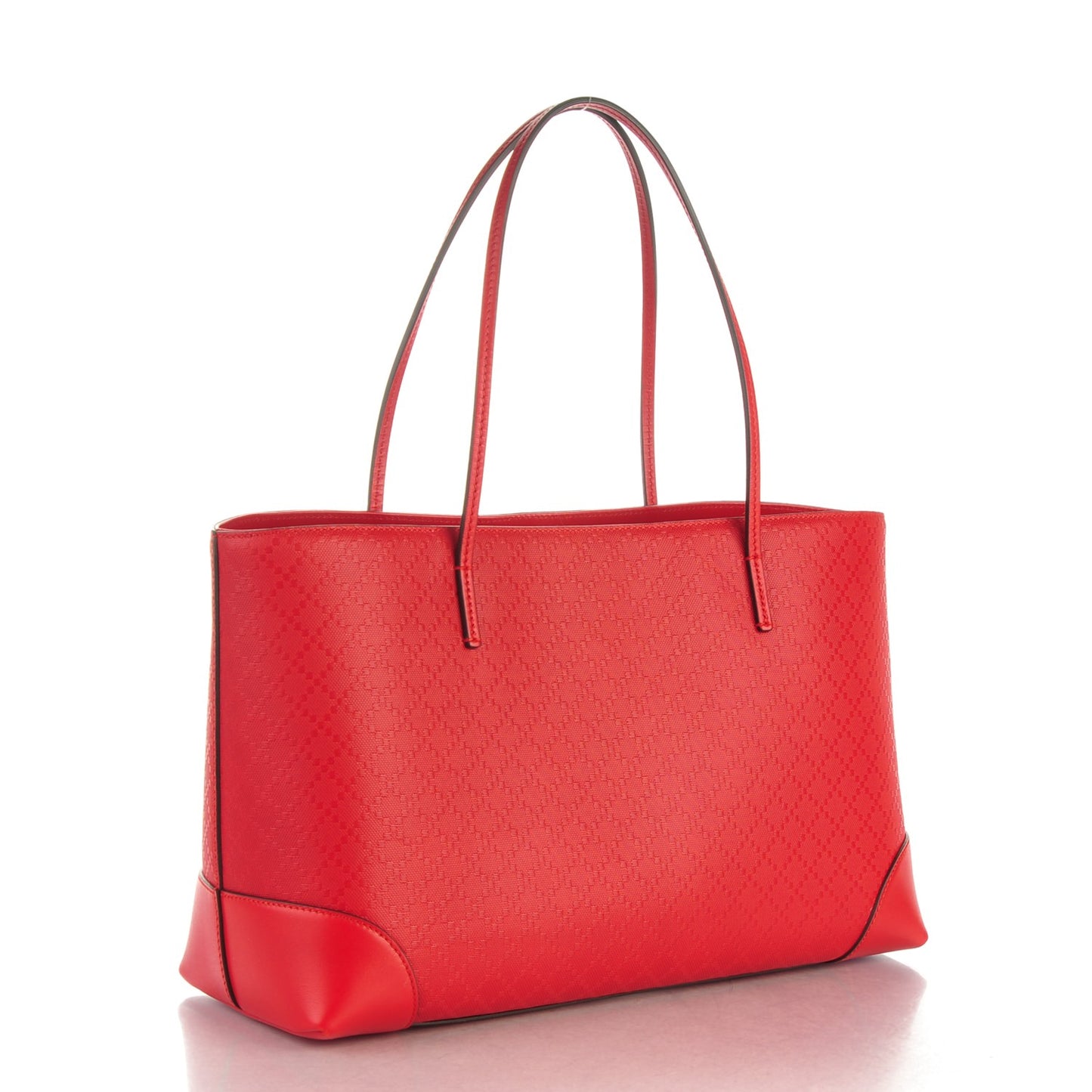 Hilary Lux Bright Diamante Medium Shopper Tote Tabasco