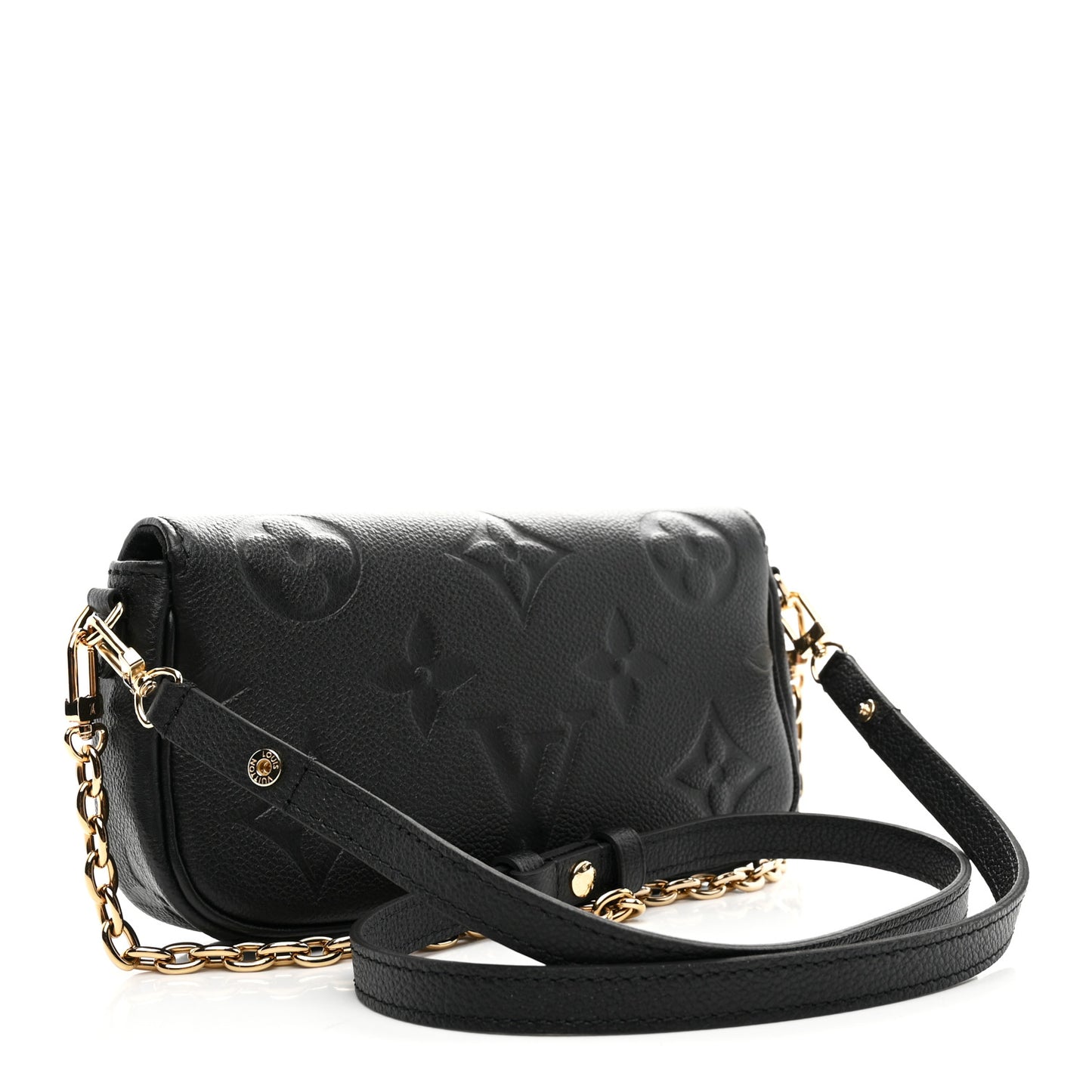 Empreinte Monogram Giant Ivy Wallet On Chain Black