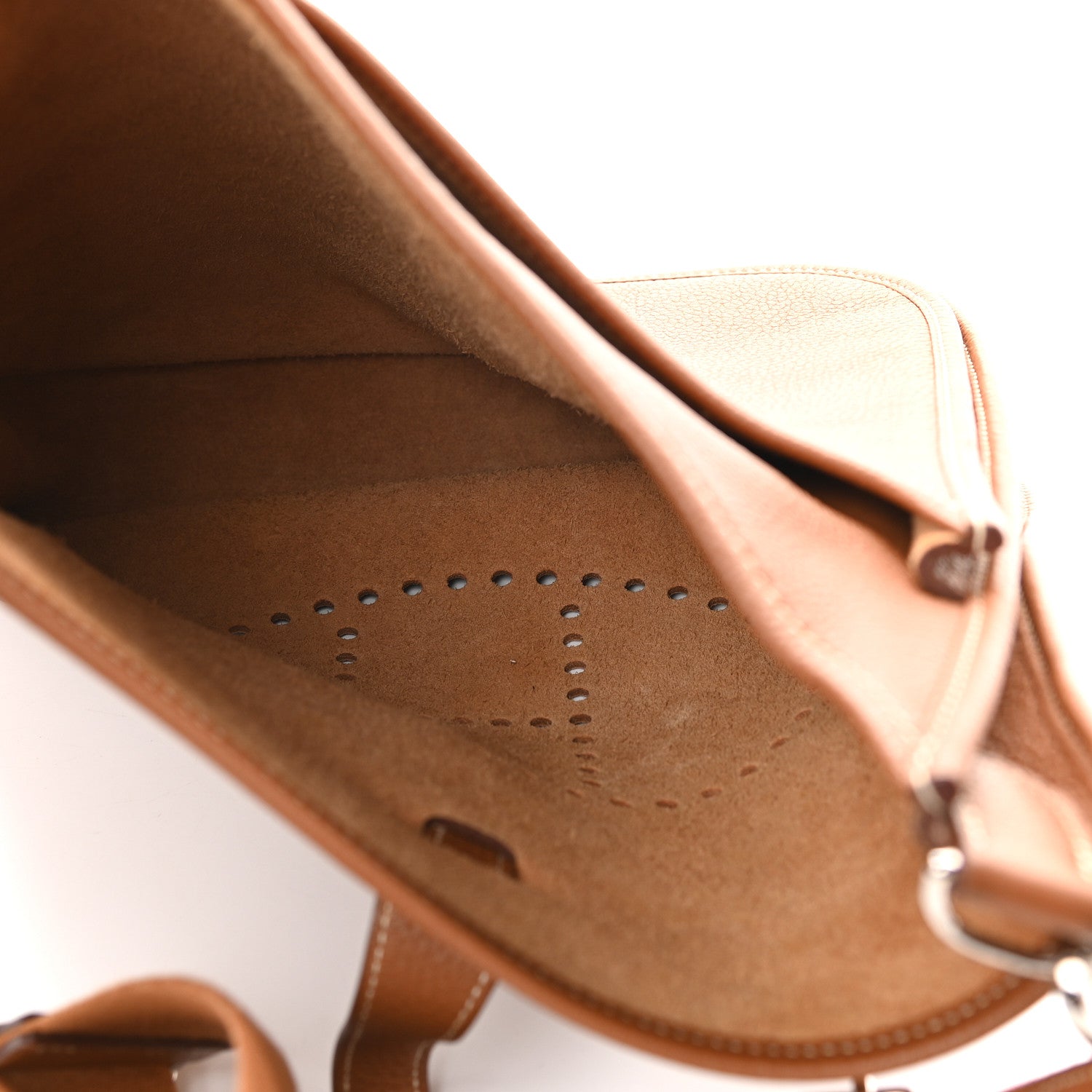 Hermes Taurillon Clemence Evelyne III GM Gold 5 of 9