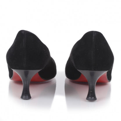 Christian Louboutin Velvet Simple 45 Pumps 37 Black 3 of 8