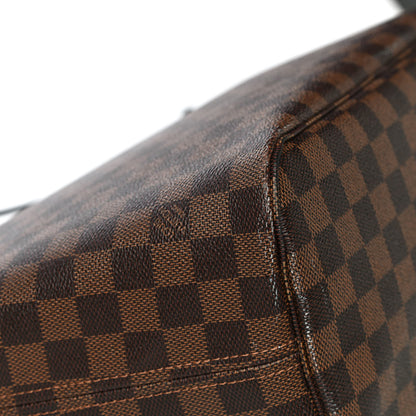Louis Vuitton Damier Ebene Neo Neverfull MM Rose Ballerine 9 of 11