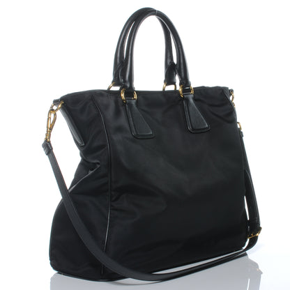 Prada Tessuto Nylon Large Tote Nero Black 3 of 9