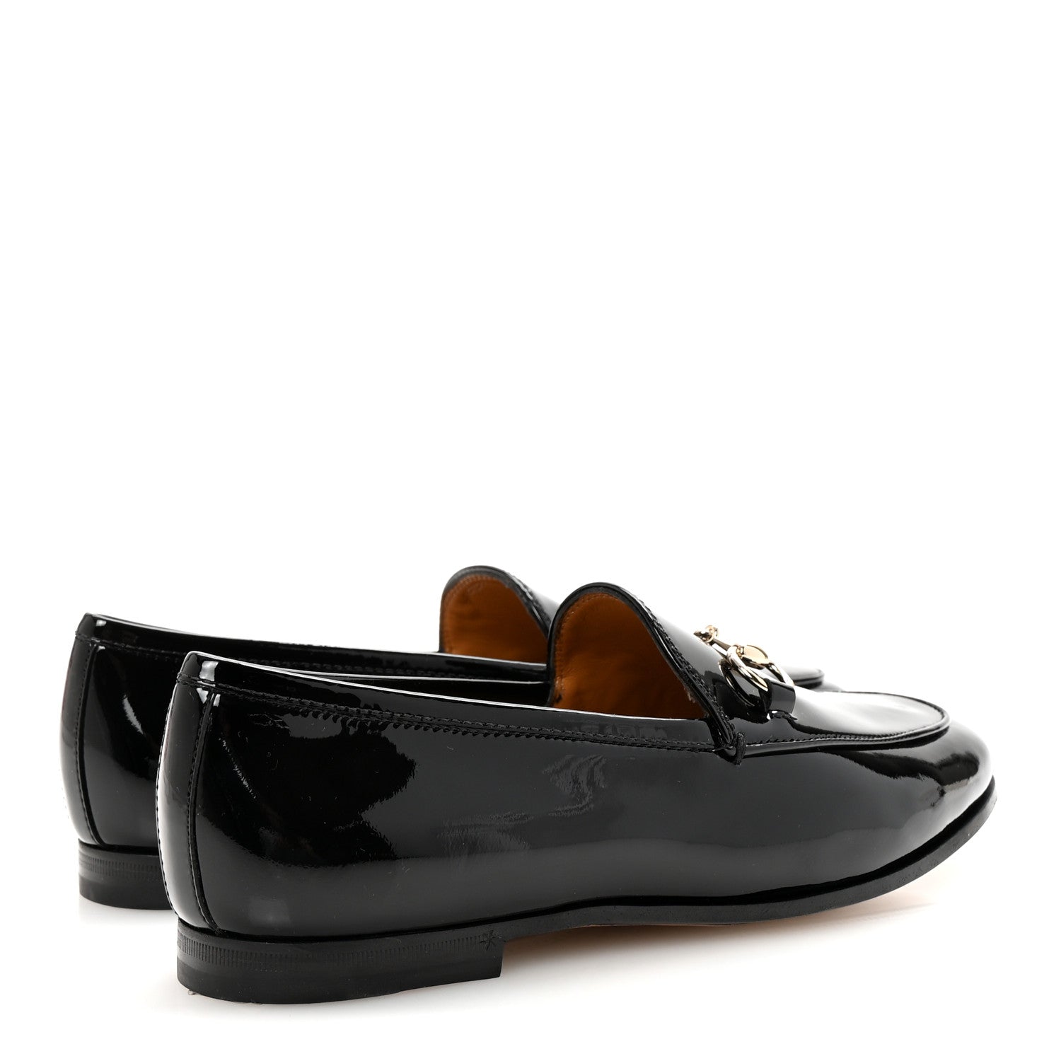 Gucci Patent Women's Jordaan Loafers  35.5 Black 5 of 10