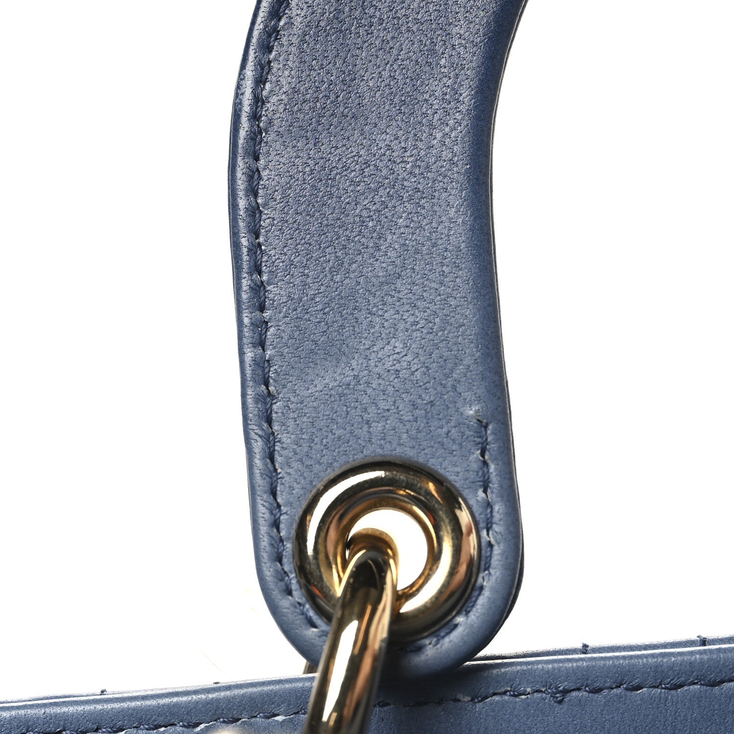 Christian Dior Lambskin Cannage Gradient Small My ABCDior Lady Dior Indigo Blue 12 of 13