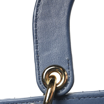 Christian Dior Lambskin Cannage Gradient Small My ABCDior Lady Dior Indigo Blue 12 of 13