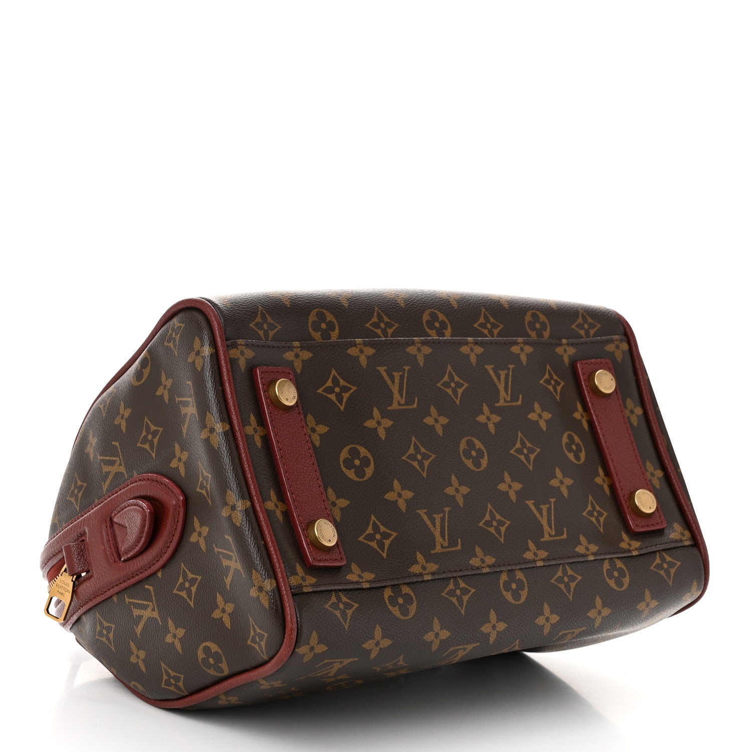 Louis Vuitton Monogram Golden Arrow Speedy Burgundy 4 of 9