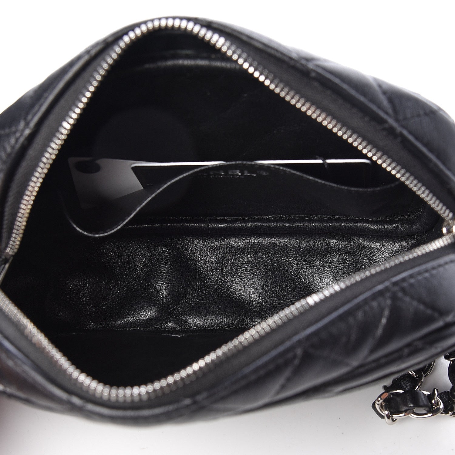 Chanel Lambskin Quilted Small Timeless Camera Case Black 5 of 13