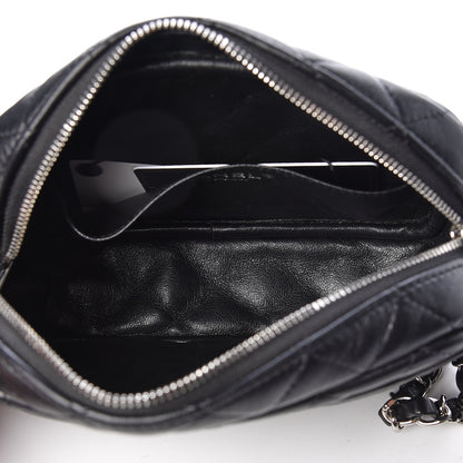 Chanel Lambskin Quilted Small Timeless Camera Case Black 5 of 13