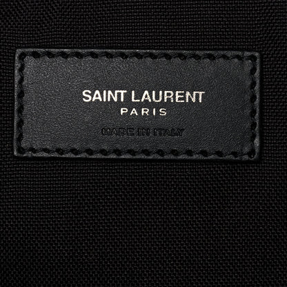 Saint Laurent Canvas City Backpack Black 6 of 14