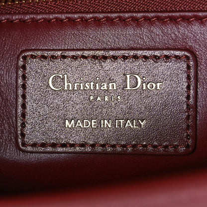Christian Dior Smooth Calfskin 30 Montaigne Flap Bag Burgundy 6 of 8