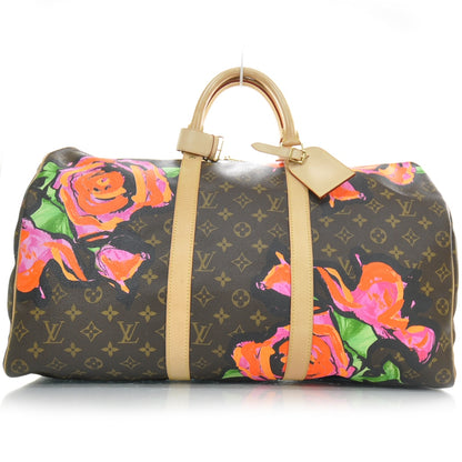 Louis Vuitton Monogram Roses Keepall 50 1 of 9