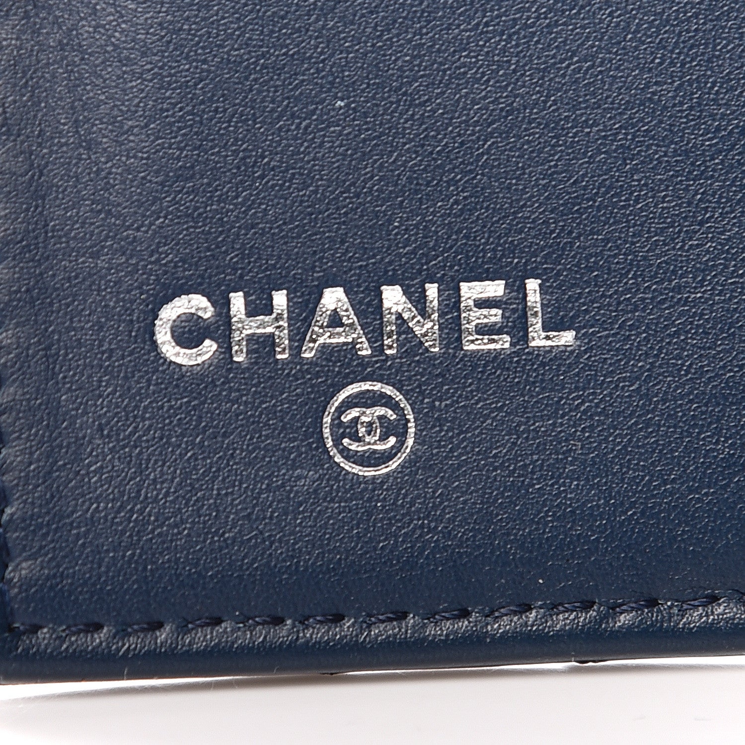 Chanel Patent Calfskin Quilted Large Flap Wallet Blue 6 of 14