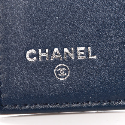 Chanel Patent Calfskin Quilted Large Flap Wallet Blue 6 of 14