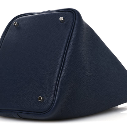 Hermes Taurillon Clemence Picotin Lock 22 MM Bleu Nuit 10 of 10