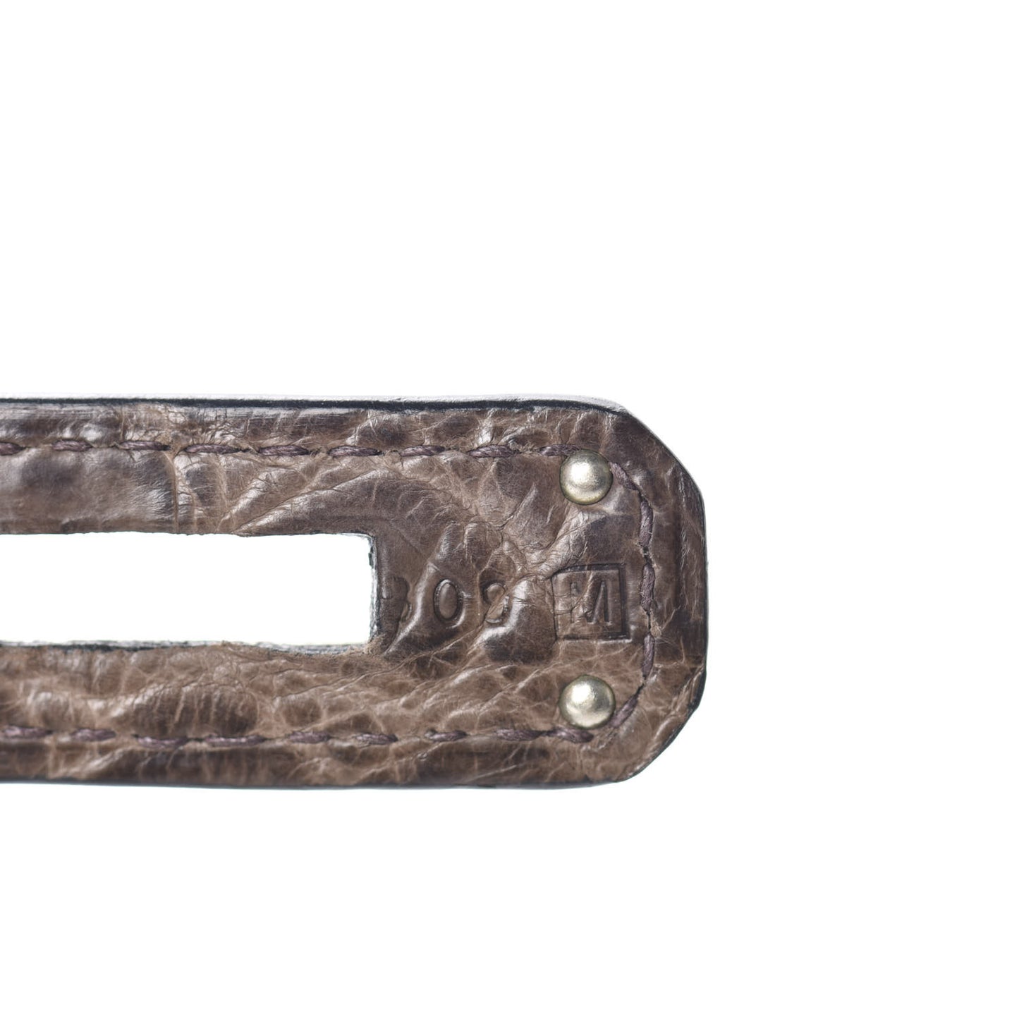 Matte Niloticus Crocodile Birkin 30 Gris Elephant