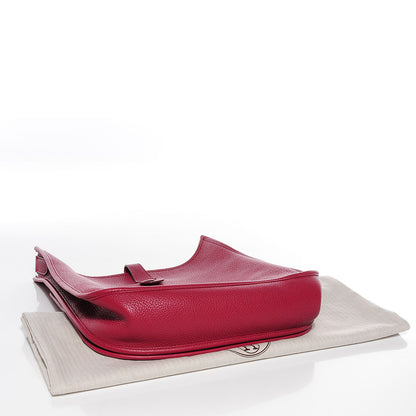 Hermes Taurillon Clemence Evelyne III GM Rubis 4 of 13