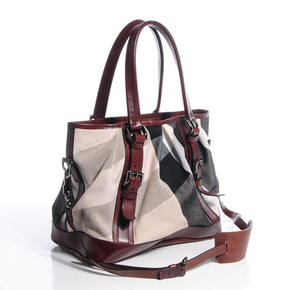 Burberry Canvas Mega Check Lowry Brown 3 of 8