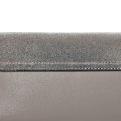 Chloe Suede Calfskin Mini Faye Shoulder Bag Motty Grey 11 of 11