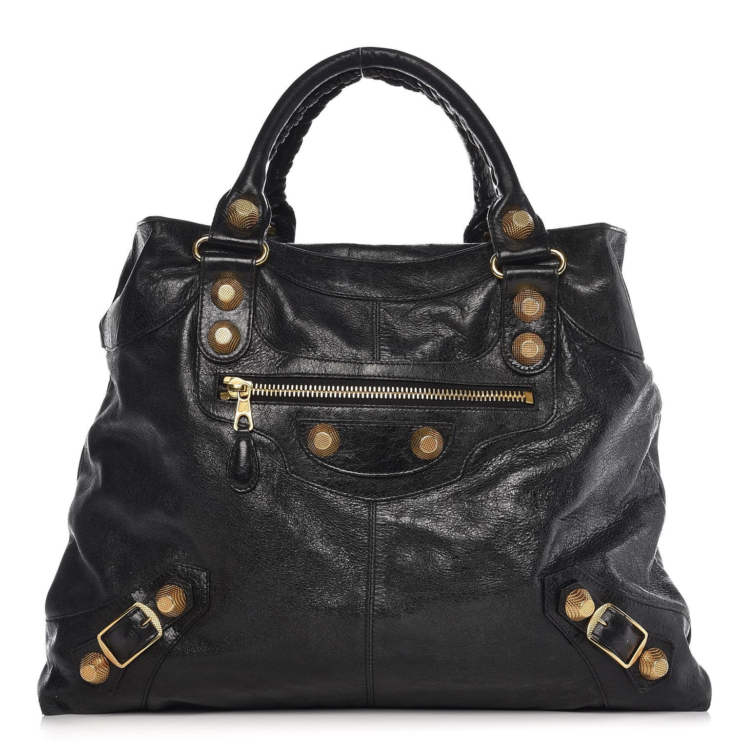 Agneau Giant 21 Gold Hardware Brief Black