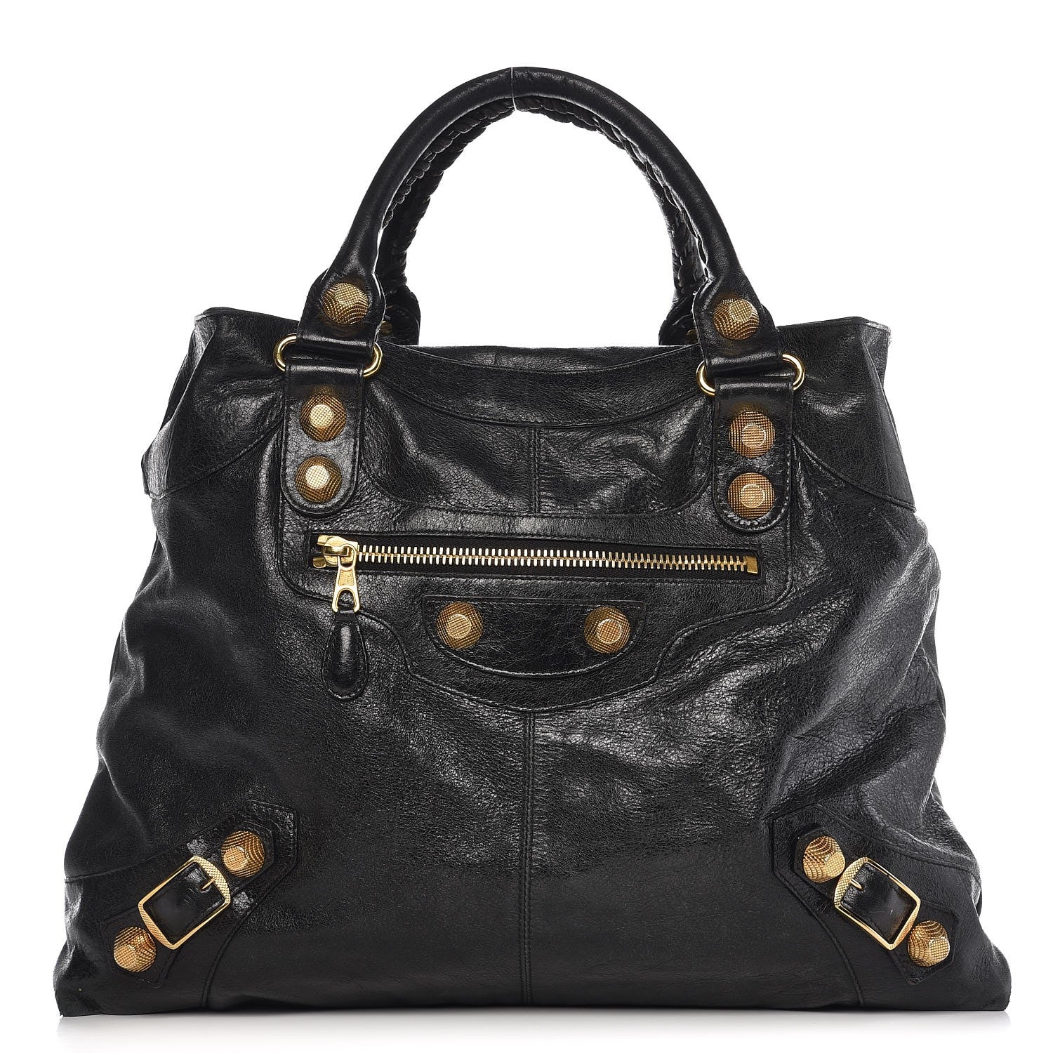 Balenciaga Agneau Giant 21 Gold Hardware Brief Black 1 of 16