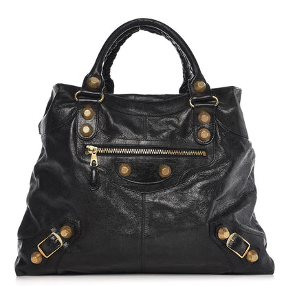 Balenciaga Agneau Giant 21 Gold Hardware Brief Black 1 of 16