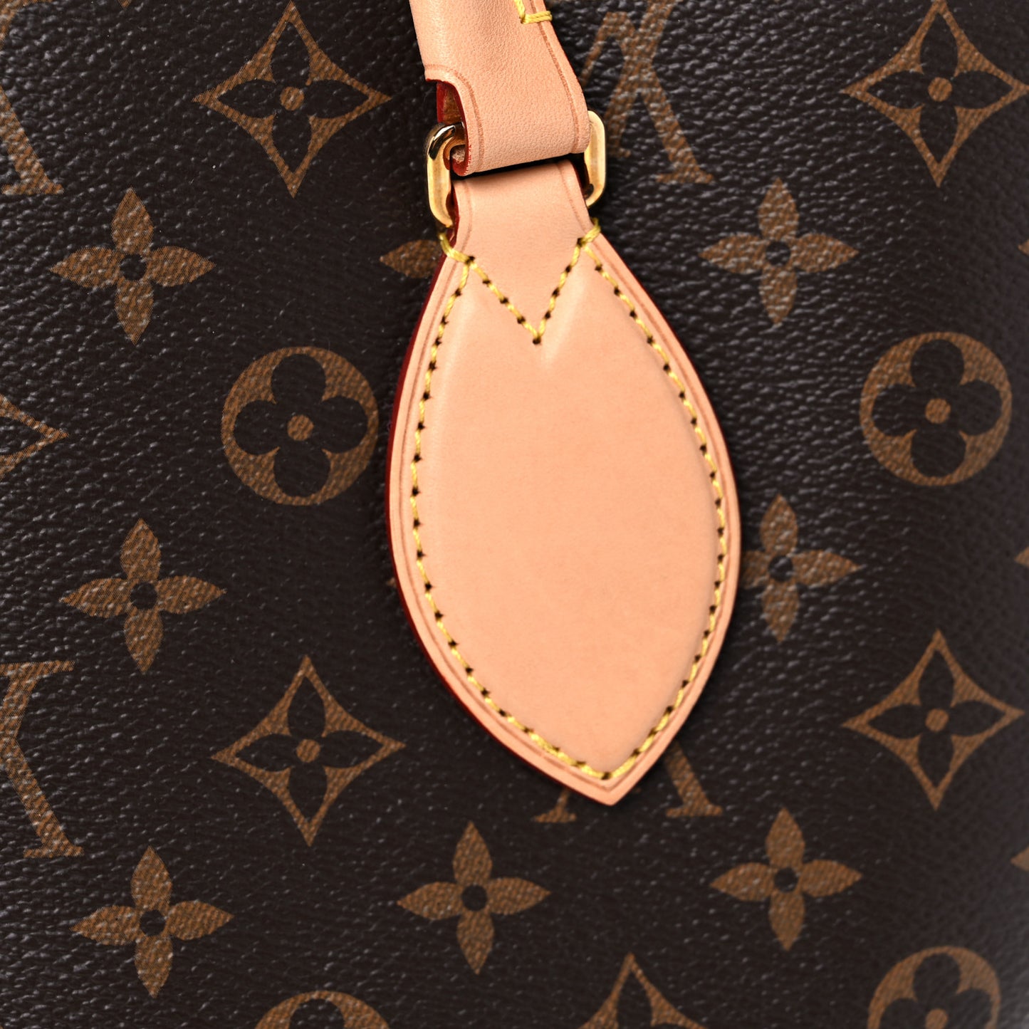 Monogram Flower Zipped Tote MM Beige