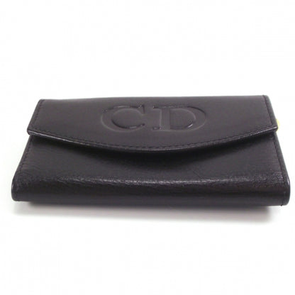 Christian Dior Leather 6 Key Holder Black 4 of 9