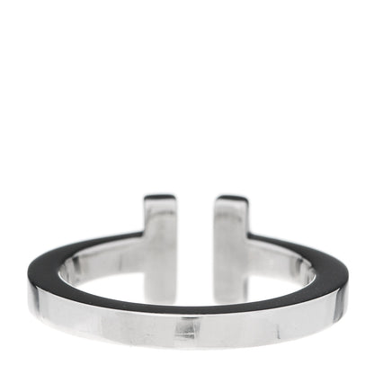 Tiffany Sterling Silver T Square Ring 52 6 3 of 4