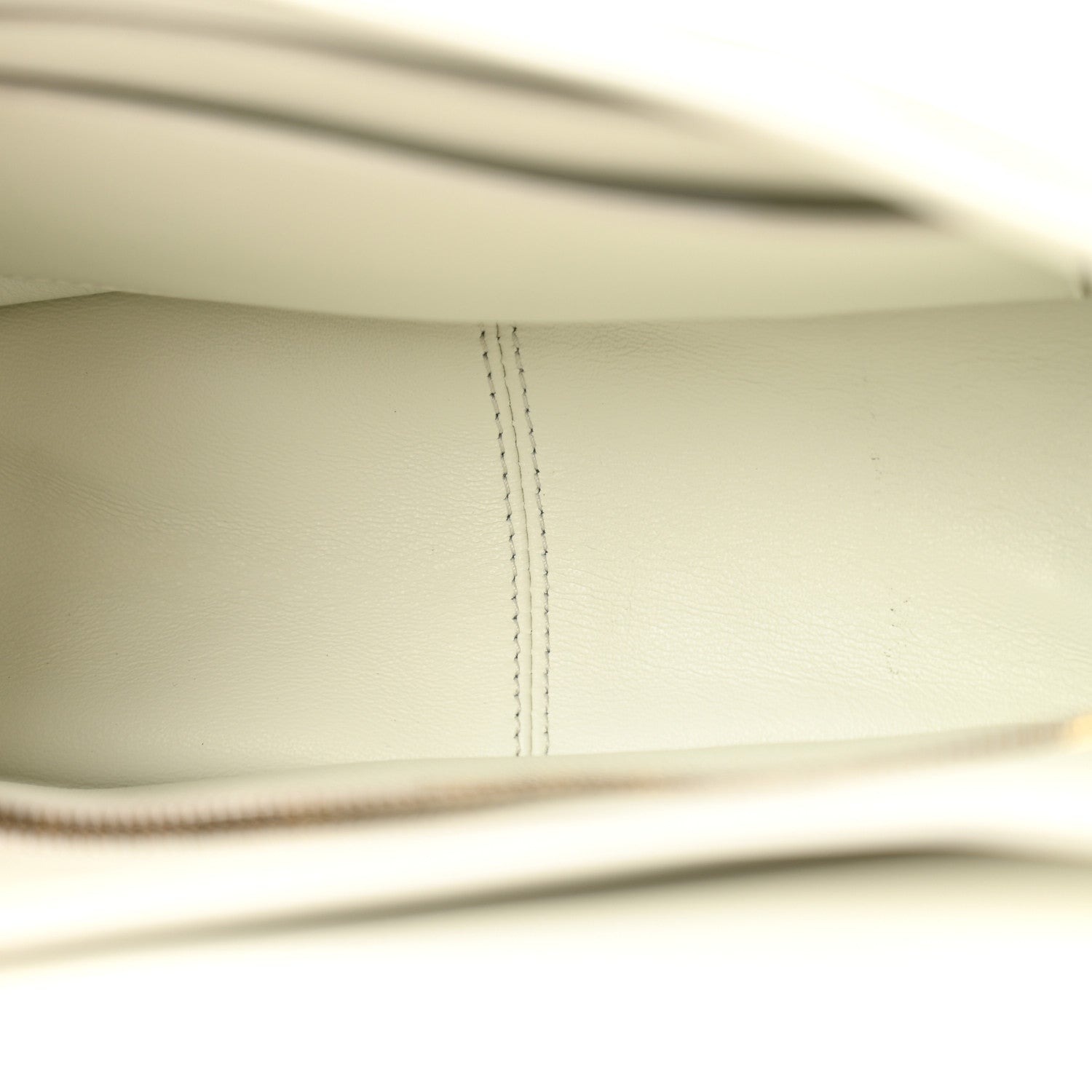 Salvatore Ferragamo Calfskin Quilted Gancini Top Handle Flap Bag White 5 of 11