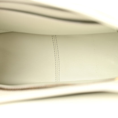 Salvatore Ferragamo Calfskin Quilted Gancini Top Handle Flap Bag White 5 of 11