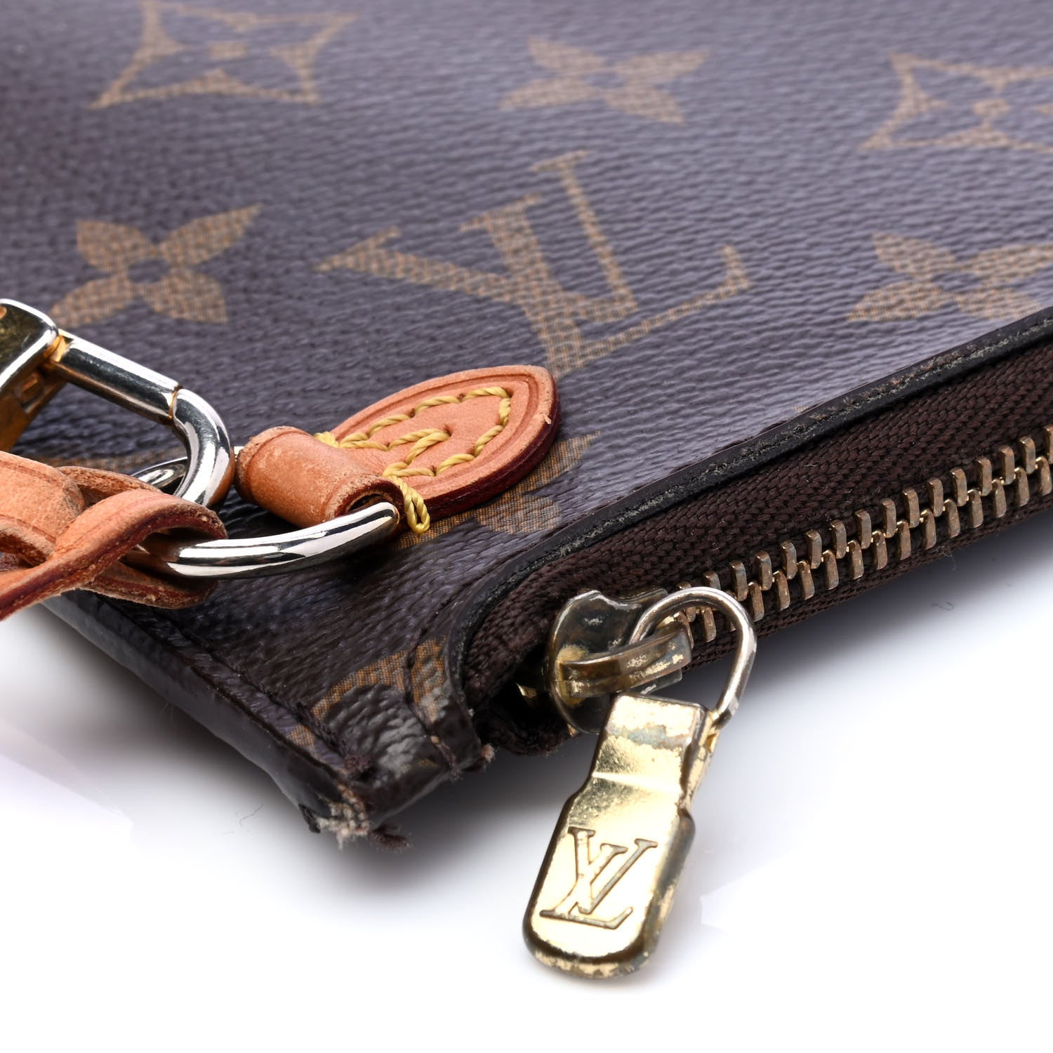 Louis Vuitton Monogram Neverfull MM GM Pochette 6 of 6
