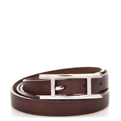 Hermes Box Hapi 3 MM Triple Tour Wrap Bracelet M Toundra 1 of 4