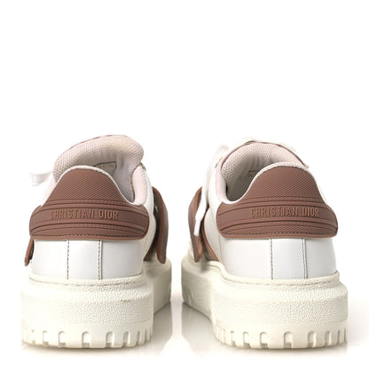 Christian Dior Calfskin Bi-Color Dior-ID Platform Sneakers 36.5 White Nude 6 of 12