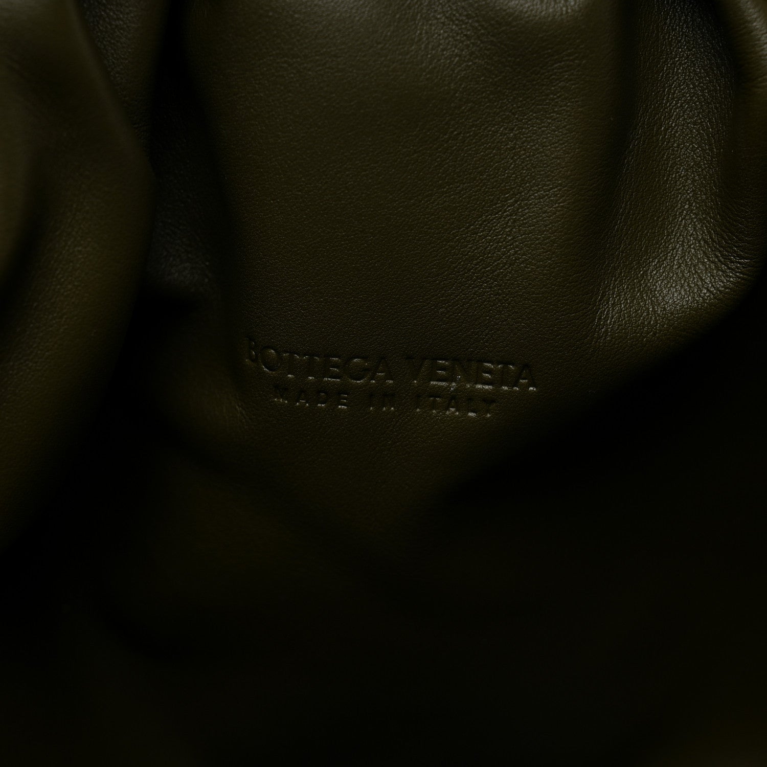 Bottega Veneta Smooth Butter Calf The Pouch Oversized Clutch Kaki Fondent 6 of 9