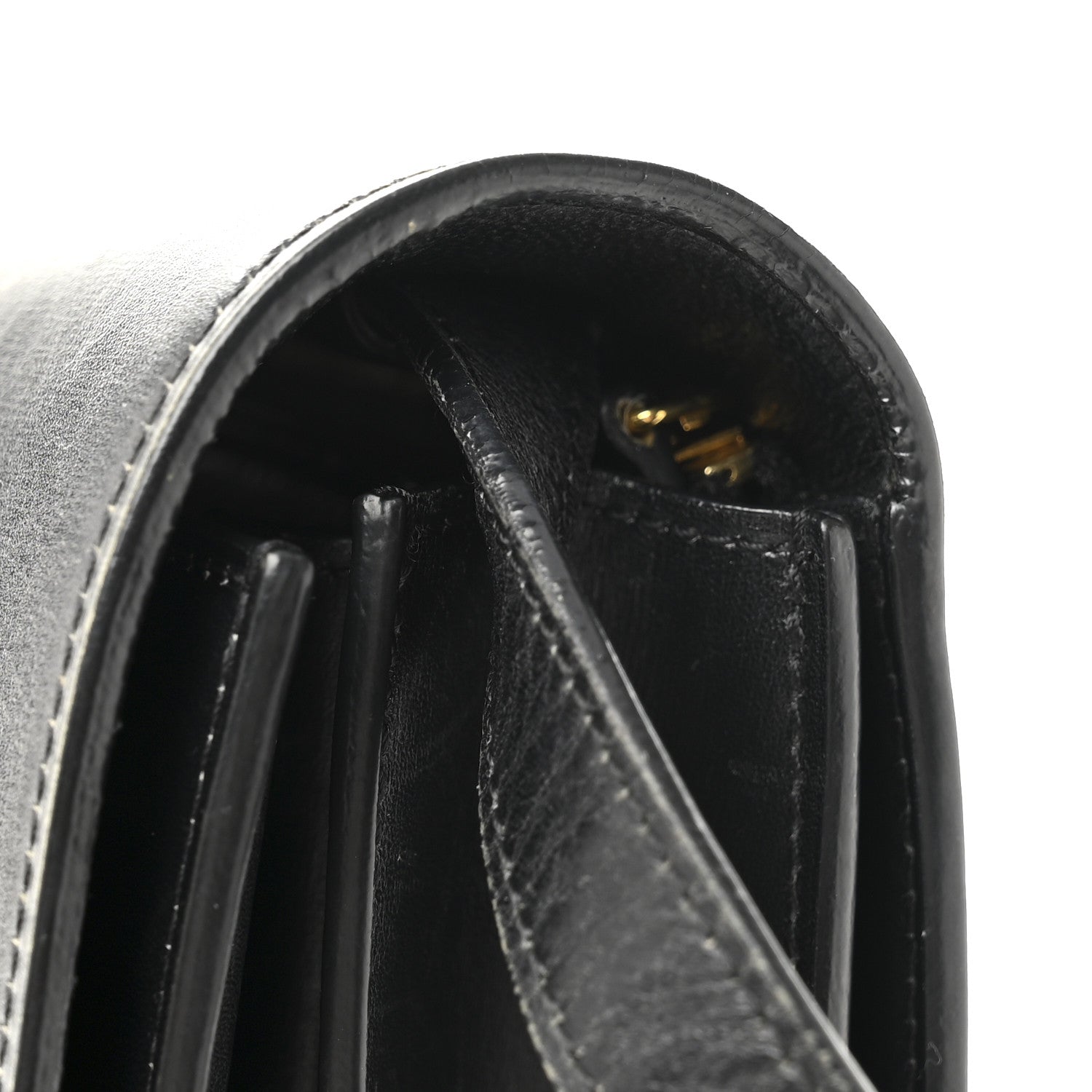 Celine Box Calfskin Medium Classic Box Flap Bag Black 11 of 12