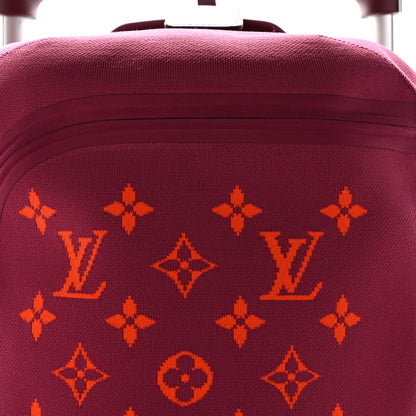 Louis Vuitton Knit Monogram Horizon Soft Duffle 55 Fuchsia 7 of 18